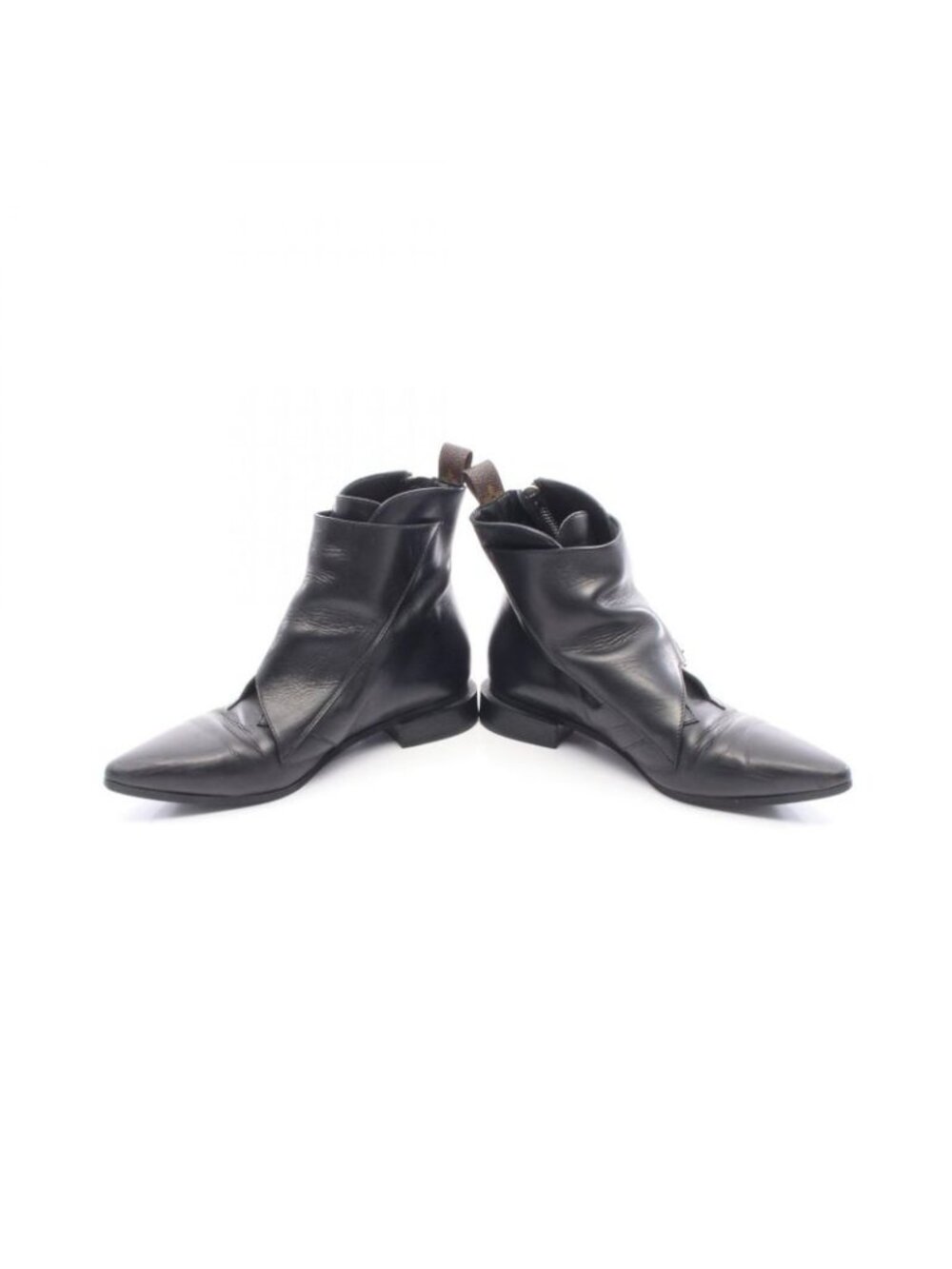 Louis Vuitton Boots Jumble Line Leather Canvas Shoes Short - Picture 3 of 7